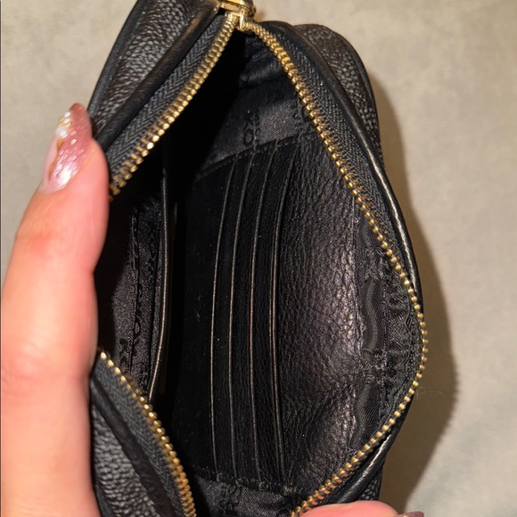 Michael Kors Black and Gold Crossbody Bag - Picture 9 of 12